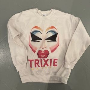 Trixie Mattel face sweatshirt